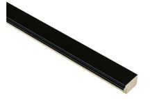L1628 34mm matt black - wooden frame - picture framing for commercial 