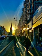London sunset - picture library - commercial framing